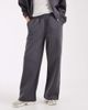 ASOS DESIGN ASOS DESIGN Wide leg brushback sweatpants in dark gray - 2
