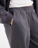 ASOS DESIGN ASOS DESIGN Wide leg brushback sweatpants in dark gray - 4
