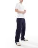 ASOS DESIGN ASOS DESIGN wide leg cargo pants in navy-Brown - 2