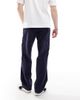 ASOS DESIGN ASOS DESIGN wide leg cargo pants in navy-Brown - 4