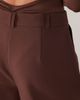 ASOS DESIGN ASOS DESIGN wide leg clean Bermuda shorts in brown - 4