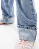 ASOS DESIGN ASOS DESIGN wide leg dad jeans with cuffs in light mid blue - 4