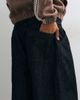 ASOS DESIGN ASOS DESIGN wide leg jeans in raw black with pleats - 4