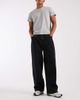 ASOS DESIGN ASOS DESIGN wide leg jeans in washed black with pleats - 1
