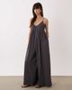 ASOS DESIGN ASOS DESIGN wide leg jumpsuit with pintuck detail in gray - 1