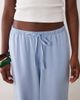 ASOS DESIGN ASOS DESIGN wide leg pants in blue linen look - 3