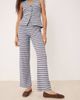 ASOS DESIGN ASOS DESIGN wide leg pants in brown and blue stripes - part of a set-Multi - 2