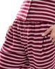 ASOS DESIGN ASOS DESIGN wide leg pants in burgundy stripe - part of a set-pink - 3