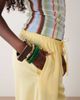 ASOS DESIGN ASOS DESIGN wide leg pants in buttermilk linen-Yellow - 4