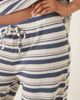 ASOS DESIGN ASOS DESIGN wide leg pants in knit navy stripe - part of a set-Multi - 3