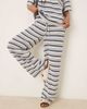ASOS DESIGN ASOS DESIGN wide leg pants in knit navy stripe - part of a set-Multi - 4