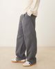 ASOS DESIGN ASOS DESIGN wide leg pants with pleat detailing in gray-Navy - 1