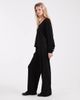 ASOS DESIGN ASOS DESIGN wide leg ribbed sweatpants in black - part of a set - 4