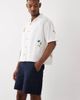 ASOS DESIGN ASOS DESIGN wide leg shorter length cargo shorts in navy ripstop - 3