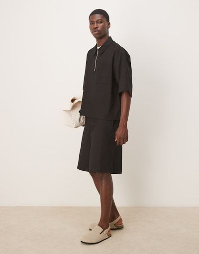 ASOS DESIGN ASOS DESIGN wide leg shorts in black - part of a set