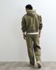 ASOS DESIGN ASOS DESIGN wide leg sweatpants with embroidery in olive green scuba-style fabric - 3
