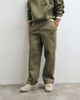 ASOS DESIGN ASOS DESIGN wide leg sweatpants with embroidery in olive green scuba-style fabric - 4