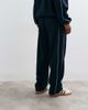 ASOS DESIGN ASOS DESIGN wide leg sweatpants with white piping in navy - 4