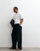 ASOS DESIGN ASOS DESIGN wide log pleated sweatpants in black - 1