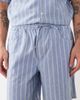 ASOS DESIGN ASOS DESIGN wide shorts in blue stripe - part of a set - 4