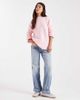 ASOS DESIGN ASOS DESIGN wide sleeve knit sweater with wool in light pink - 2