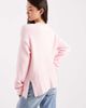 ASOS DESIGN ASOS DESIGN wide sleeve knit sweater with wool in light pink - 4