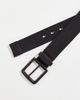 ASOS DESIGN ASOS DESIGN wide webbing belt in black with black details-Green - 2