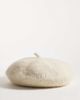 ASOS DESIGN ASOS DESIGN wool beret in oatmeal-NEUTRAL - 3
