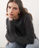 ASOS DESIGN ASOS DESIGN wool blend neat fit sweater in charcoal-Gray - 1