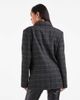 ASOS DESIGN ASOS DESIGN wool blend tailored double breasted power blazer in black & gray plaid-Multi - 2