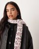ASOS DESIGN ASOS DESIGN wool chunky hand knit mix knit scarf in multi - 2
