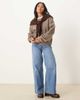 ASOS DESIGN ASOS DESIGN wool knit triangle scarf in chocolate-Brown - 2