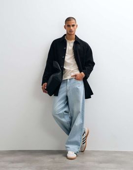 ASOS DESIGN ASOS DESIGN wool look coat in black