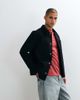 ASOS DESIGN ASOS DESIGN wool look double pocket shacket in black - 2