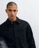 ASOS DESIGN ASOS DESIGN wool look double pocket shacket in black - 3