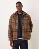 ASOS DESIGN ASOS DESIGN wool look shacket in brown check - 1
