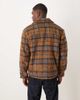 ASOS DESIGN ASOS DESIGN wool look shacket in brown check - 3