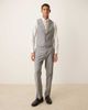 ASOS DESIGN ASOS DESIGN wool mix slim suit vest in heather gray - 2
