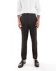 ASOS DESIGN ASOS DESIGN wool rich slim suit pants in brown herringbone - 4
