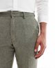 ASOS DESIGN ASOS DESIGN wool rich slim suit pants in green herringbone - 3