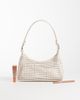 ASOS DESIGN ASOS DESIGN woven 90's shoulder bag in cream-Black - 2