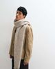 ASOS DESIGN ASOS DESIGN woven brushed scarf in heathered cream-White - 4
