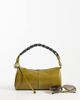 ASOS DESIGN ASOS DESIGN woven handle cylinder clutch in khaki-Green - 2