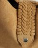 ASOS DESIGN ASOS DESIGN woven handle faux suede shoulder bag in tan-Brown - 3