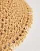 ASOS DESIGN ASOS Design woven hat in neutral - 3