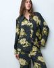 ASOS DESIGN ASOS DESIGN woven modal long sleeve shirt and wide leg trouser pyjama set in dark floral print-MULTI - 1