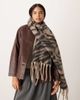 ASOS DESIGN ASOS DESIGN woven scarf with fluffy zebra design-Multi - 1