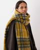 ASOS DESIGN ASOS DESIGN woven scarf with green plaid design - 1