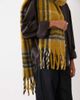 ASOS DESIGN ASOS DESIGN woven scarf with green plaid design - 2
