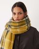 ASOS DESIGN ASOS DESIGN woven scarf with green plaid design - 3